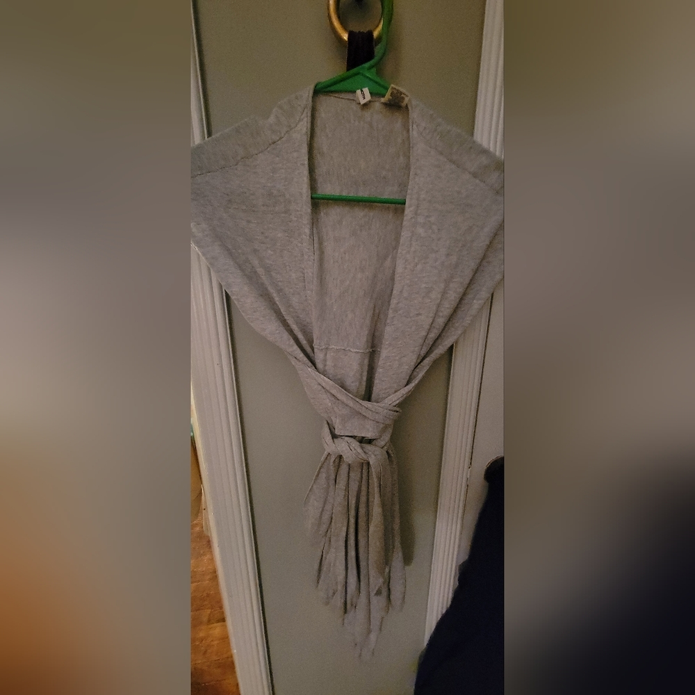 Moth size L wrap sweater